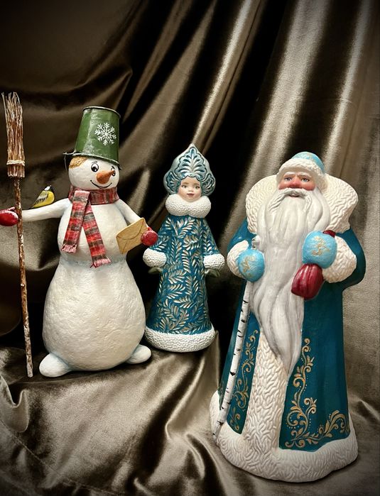 Дед мороз снегурочка ссср под елку елочные игрушки