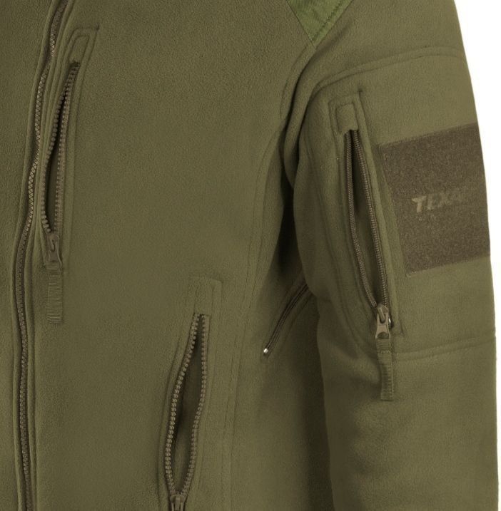 Військова тактичиска флісова  флисовая куртка кофта Texar Husky олива