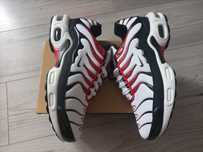 Sneakersy z napisem Nike Air Max Plus TN męskie, wzór zebry, nowe 42