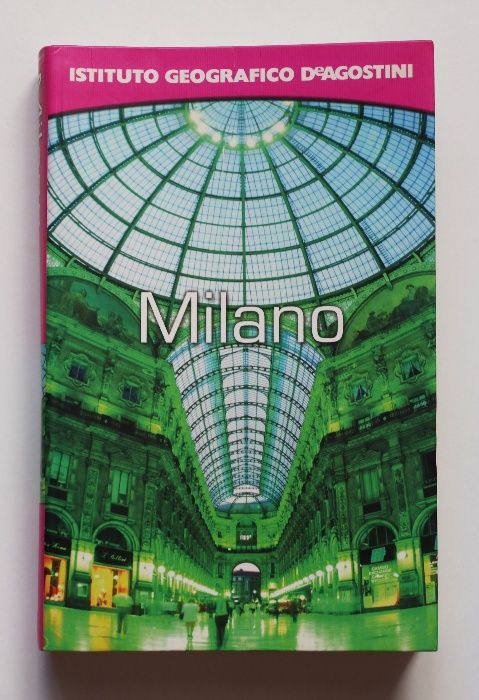 Guia de Milão em italiano com livro de mapas