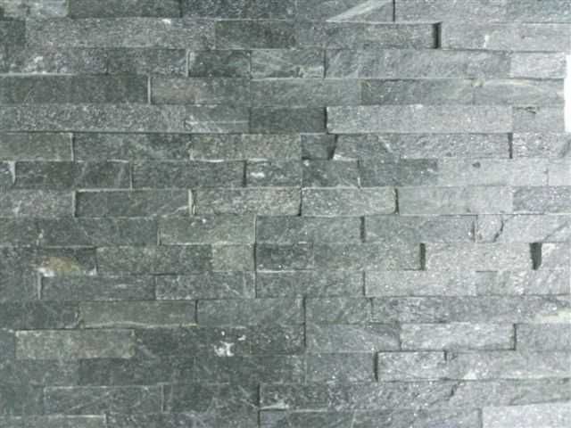 Panel ścienny płytka, kamień Kwarcyt Black 10x36x0,8-1,3 cm Quartz
