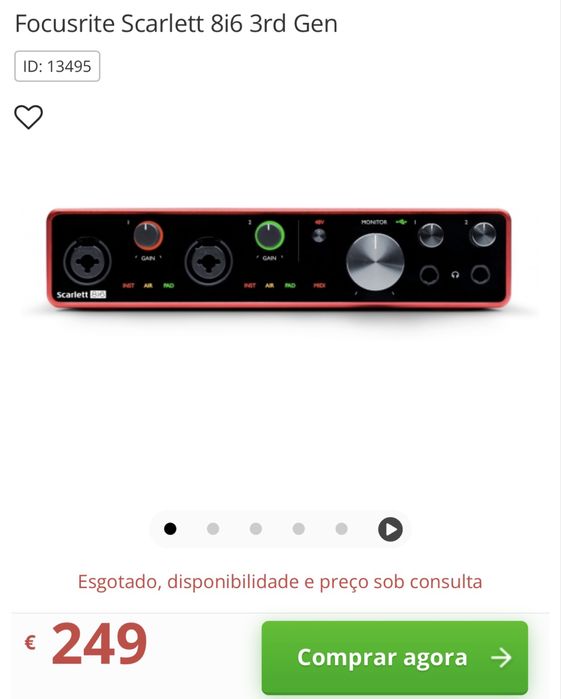 Shure Sm7b + TritonAudio FetHead + M-Audio BX5