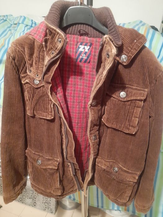 Casaco de menino bombazina da zip 10 anos usdo