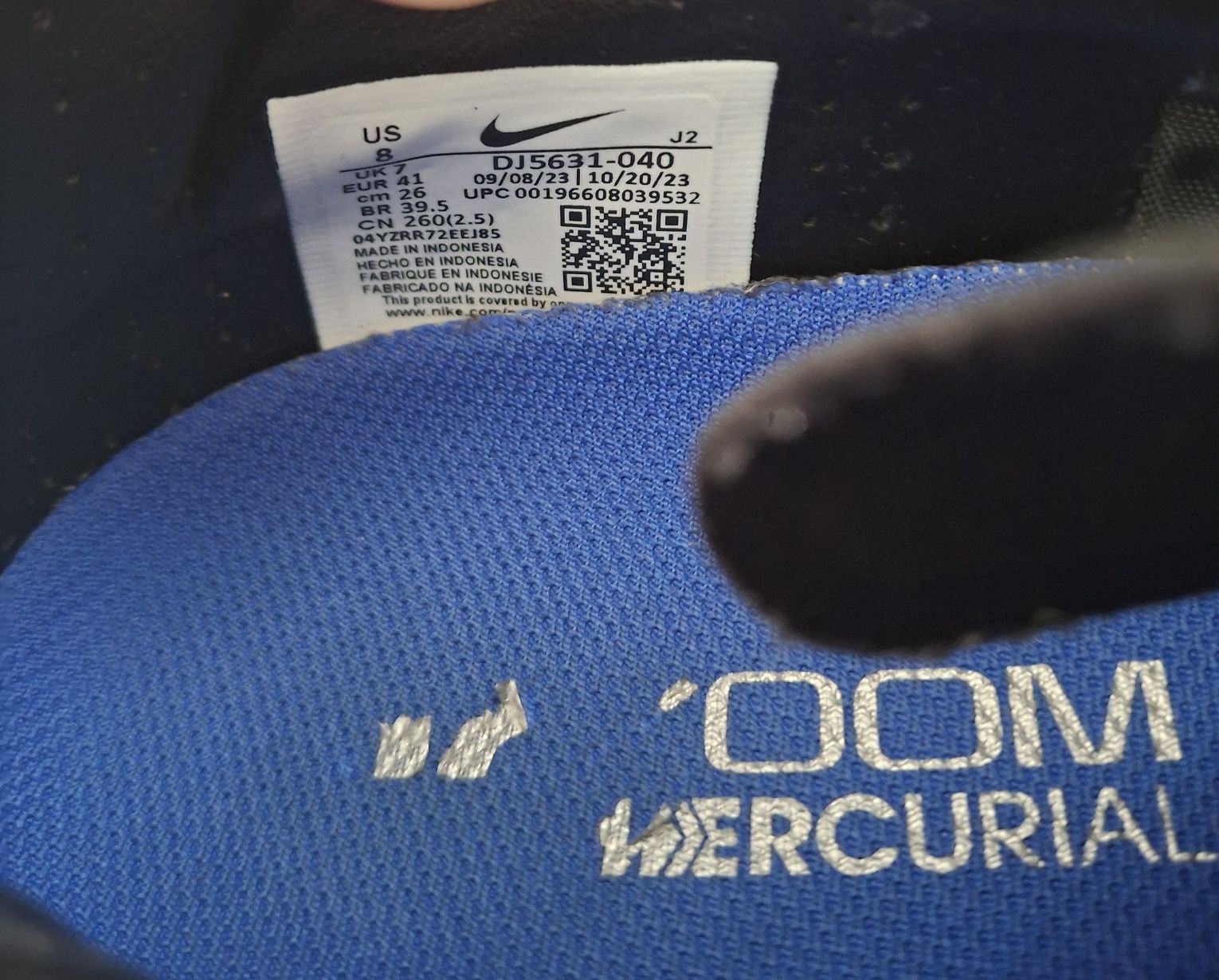 Korki Nike Performance Mercurial Vapor 15 Academy rozm. 41