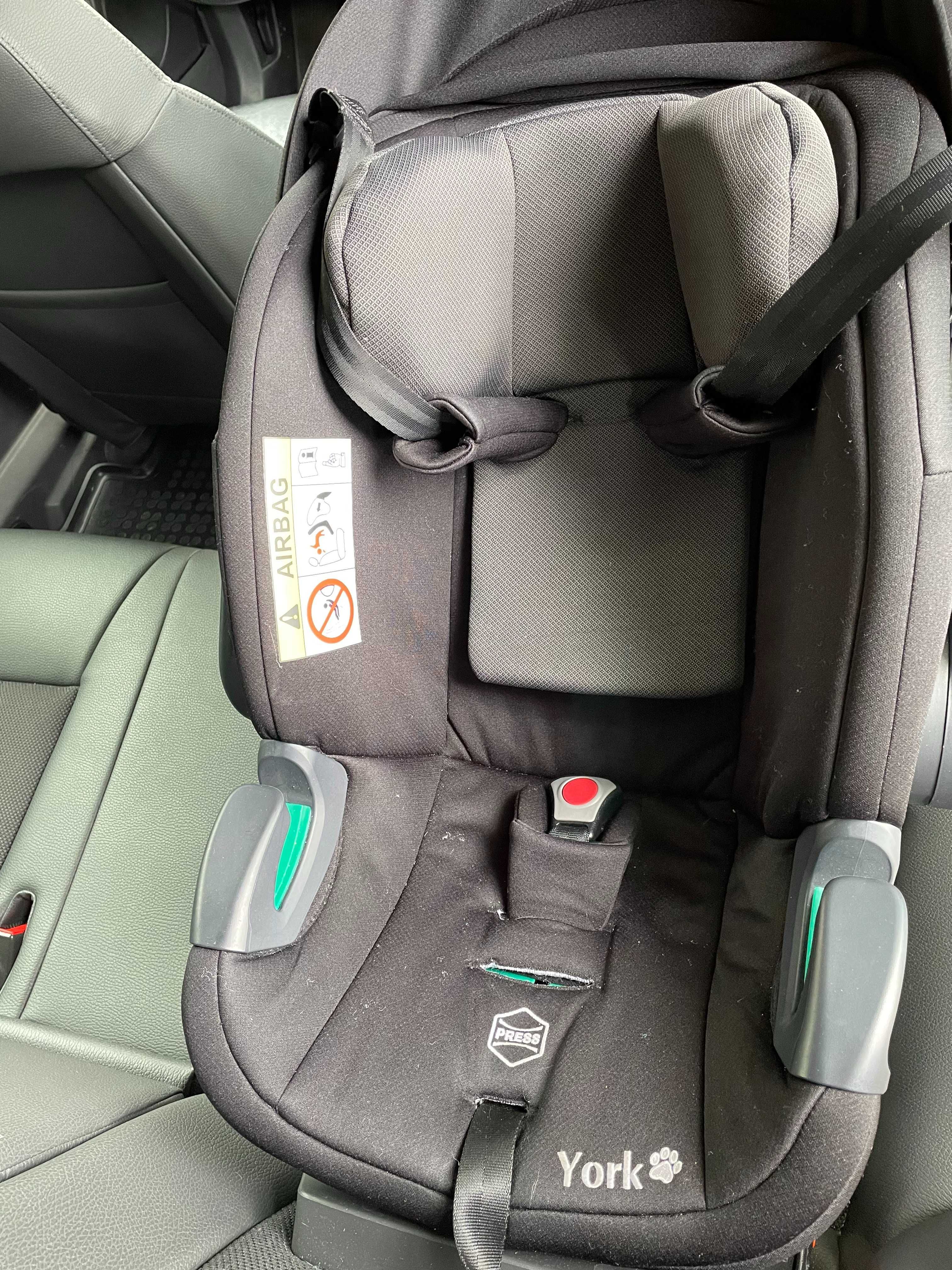 Fotelik samochodowy z bazą 0-15 mies. 0-13 kg BabySafe Woof ISOFIX