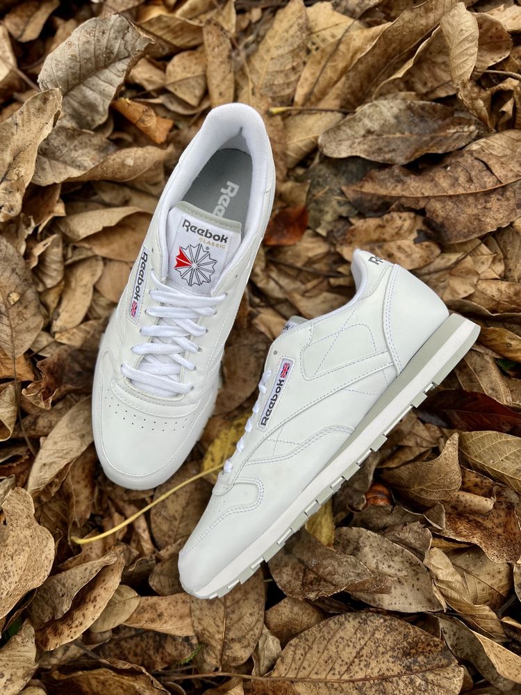 Reebok Classic White шкіряні на осінь весну ОРИГІНАЛ