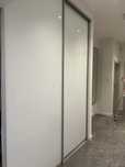Szafy do zabudowy bialy lacobel  wys 268 cm dl 202  i 160 cm
