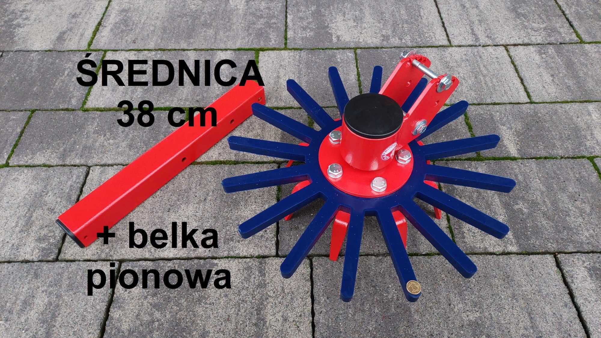 38 cm / Piasta do Ekopielnik pielnika gwiazda pieląca obsypnik bobu