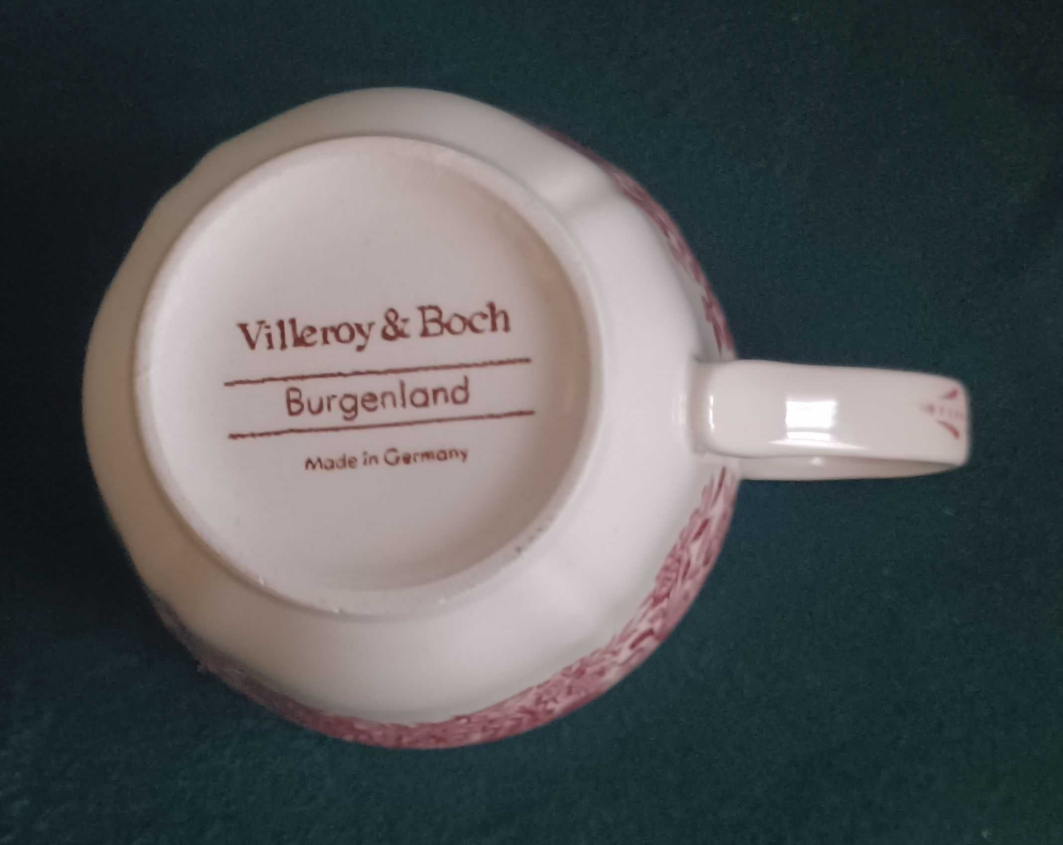 Porcelana Villeroy&Boch, filiżanka ze spodkiem Burgenland