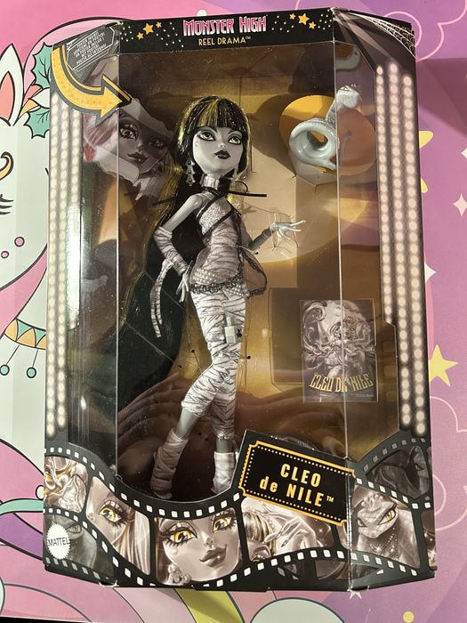 Monster High G1 Cleo De Nile Reel Drama lalka NIB