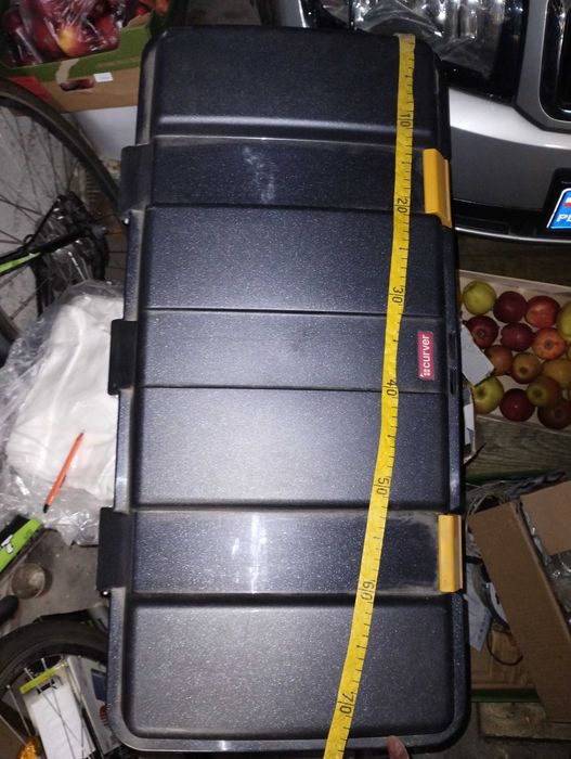 Duża 80 cm skrzynka narzędziowa lub na ubrania, akcesoria wędkarskie