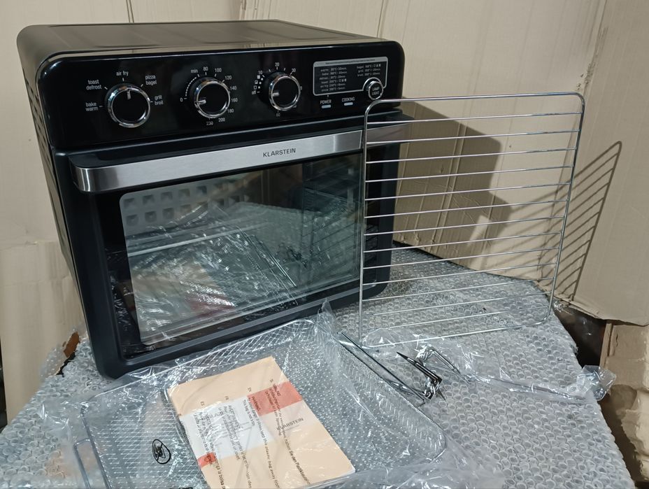 Міні-духовка, фритюрниця з гарячим повітрям Klarstein Air Glaze