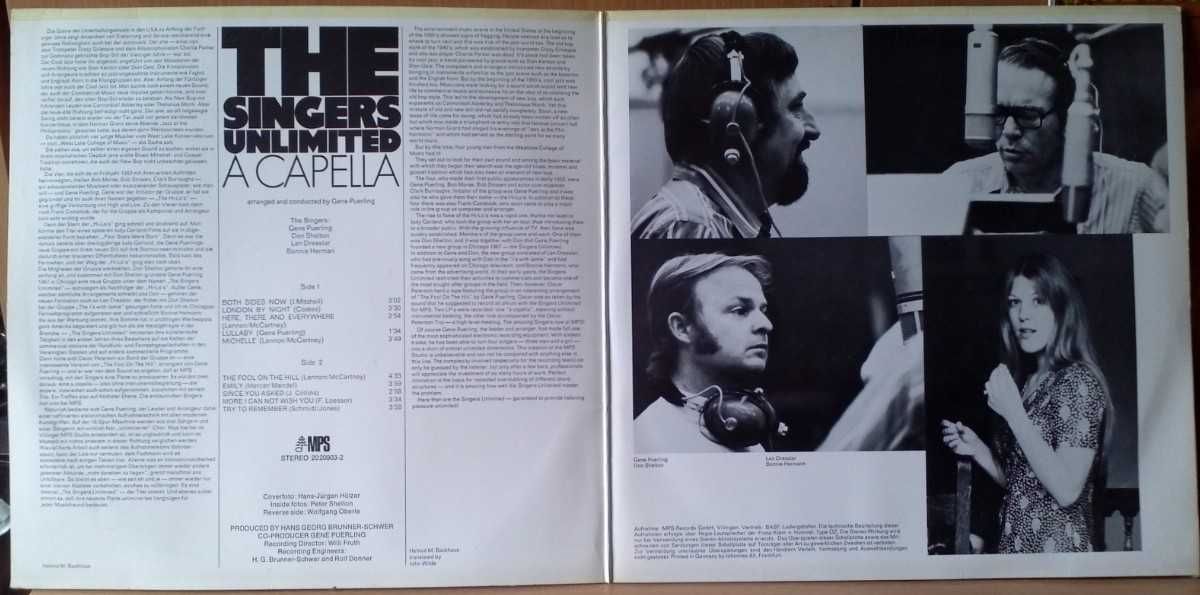 The Singers Unlimited-A Capella 1972 winyl