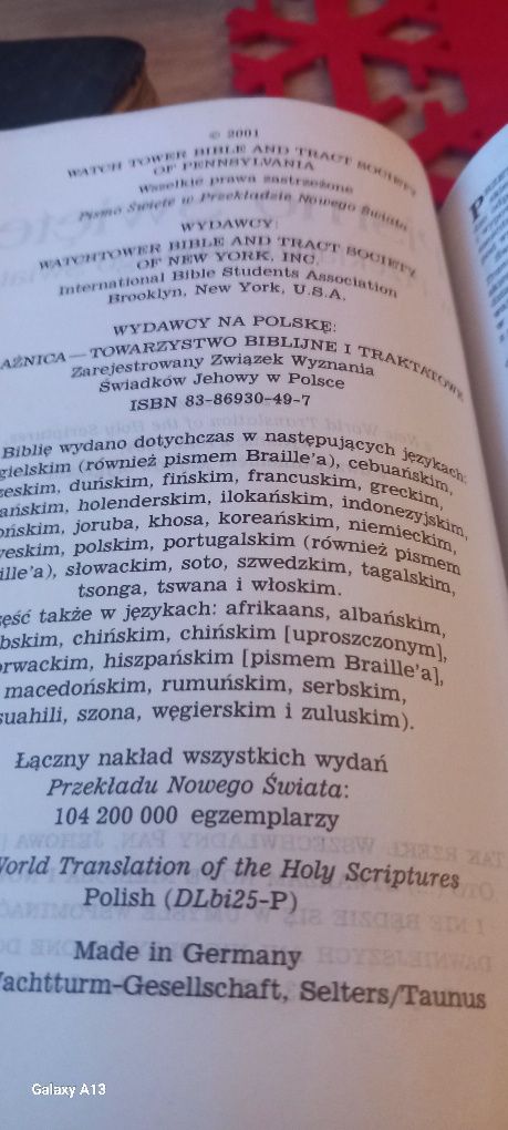 Pismo Święte. W skórzanym etui