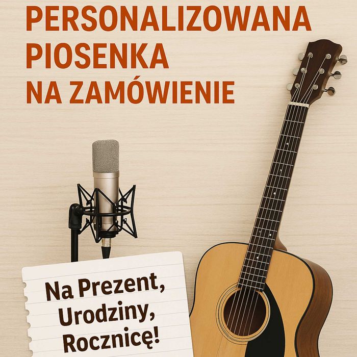 Personalizowana Piosenka na Zamówienie  Na Prezent