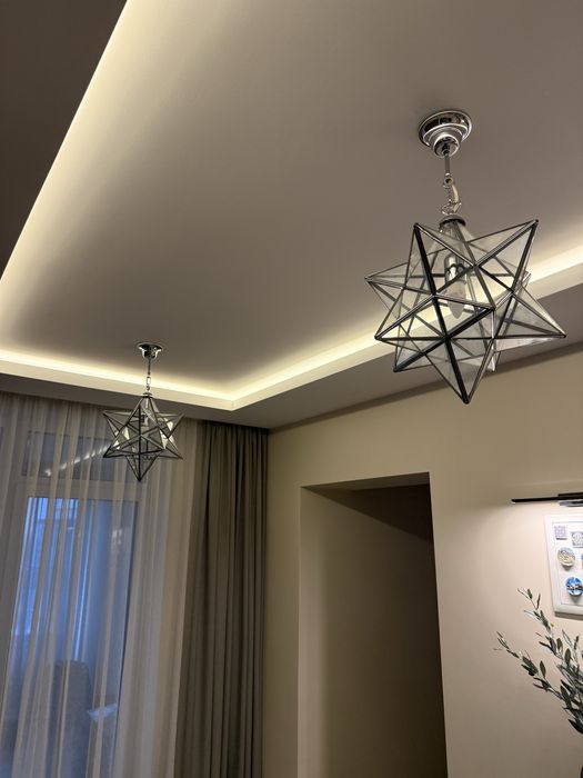 Люстра Звезда в наборе 3 штуки