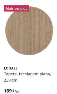 Tapete Lohals Redondo 230cm IKEA NOVO