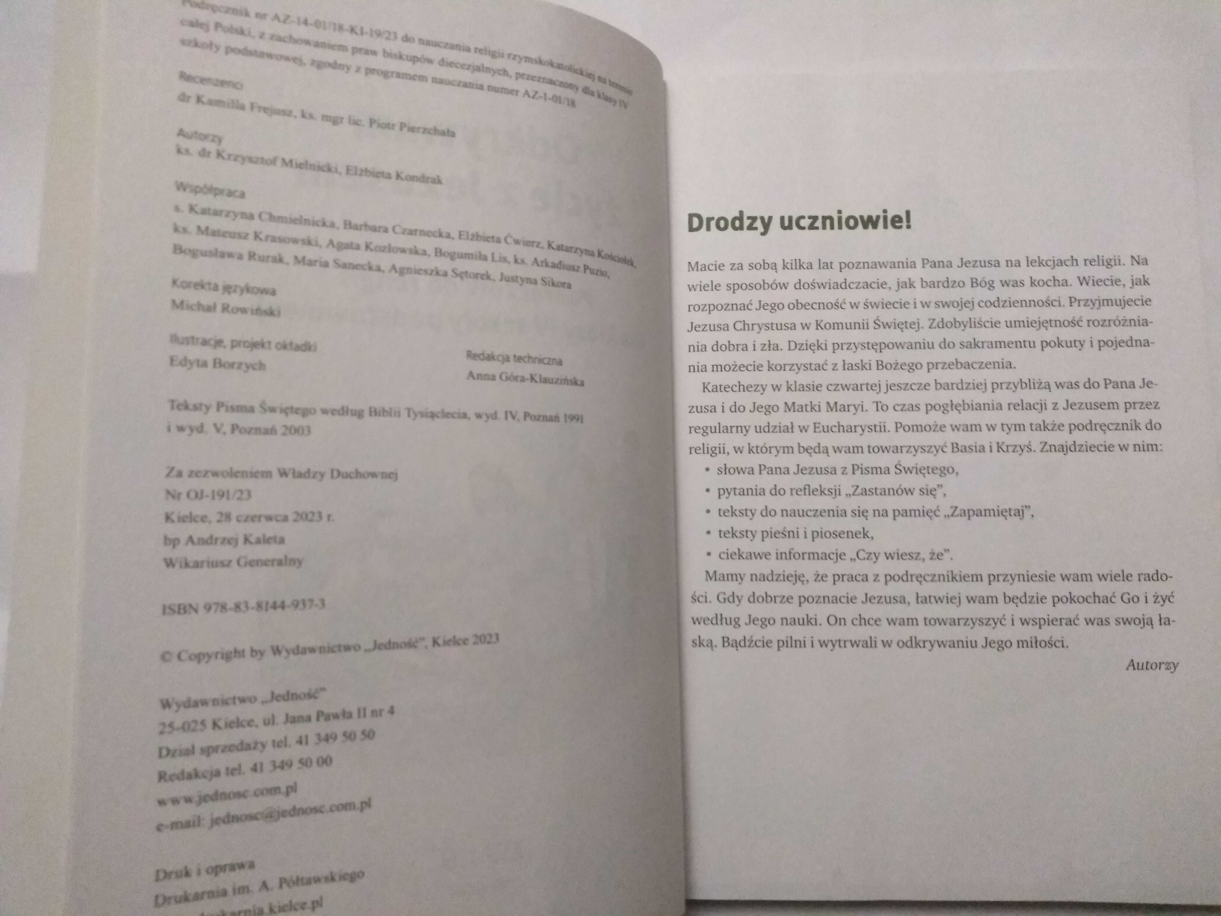 Odkrywam życie z Jezusem - podręcznik do religii do kl. 4