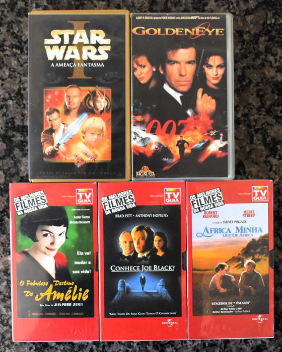Lote 15 filmes de vários géneros em VHS (Lote 3)