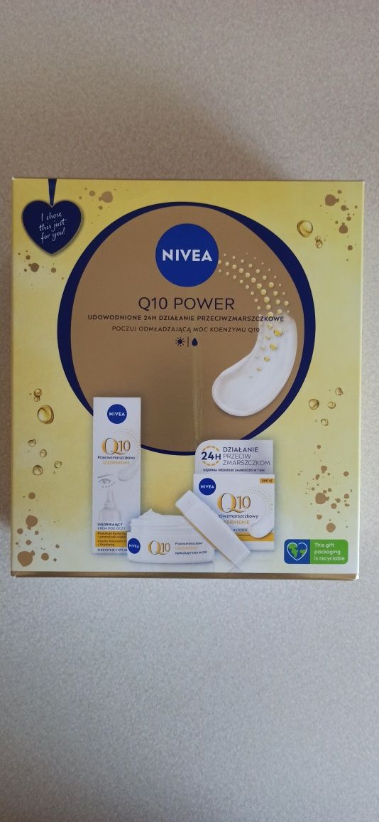NIVEA Zestaw Q10 Power (Krem na dzień, 50ml + Krem pod oczy, 15ml)