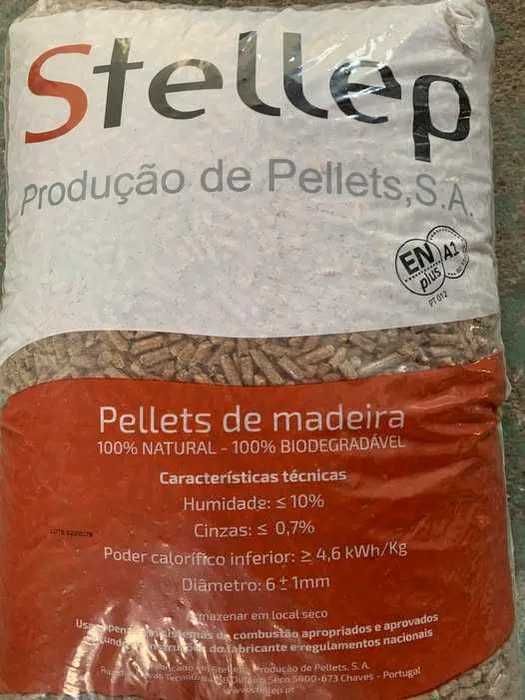 Pellets de Madeira Stellep ENplus A1