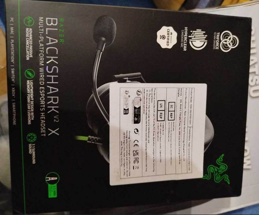 Słuchawki Gamingowe Razer BlackShark V2 X