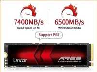 1TB SSD Lexar ARES M.2 2280 NVMe PCIe4.0X4 7400/6500 HMB3.0 SLC Cache