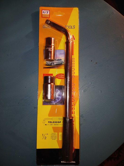 Conjunto de chaves telescópicas para porcas de roda com copos ---novo