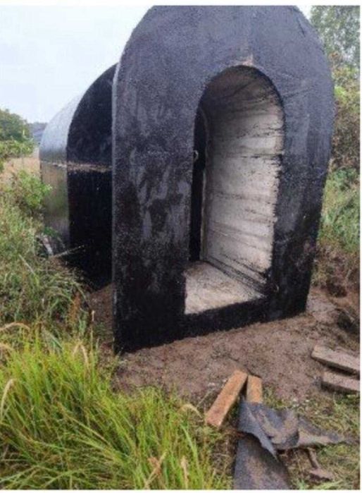 Ziemianka schron / bunkier ogrodowy – betonowa piwnica z montażem