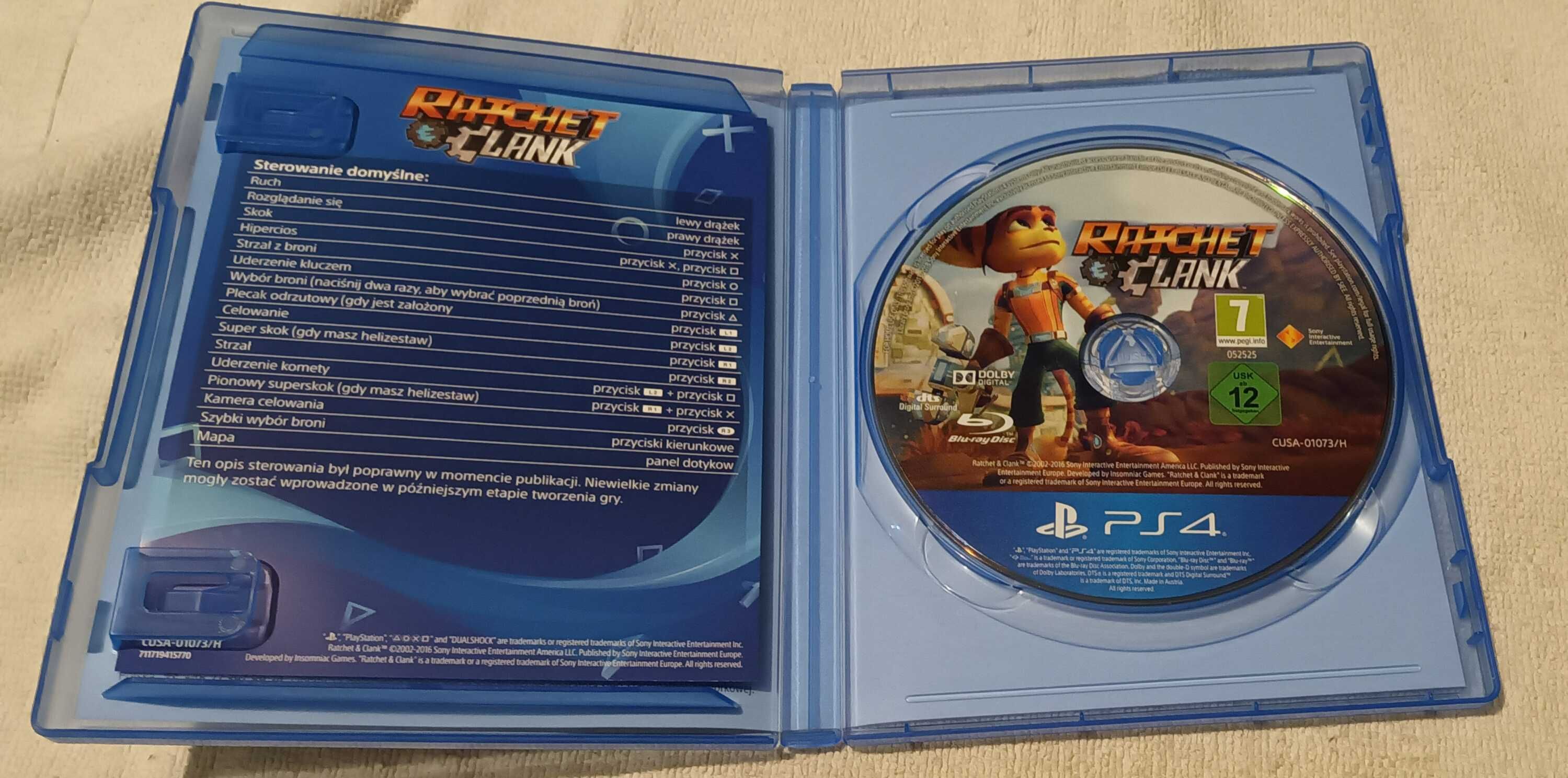 Gra PS4 Playstation Ratchet Clamk 7+