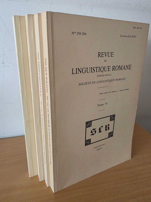 4 números da "Revue de Linguistique Romane"