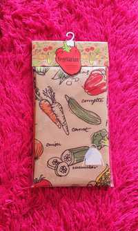 Fartuch kucharski warzywa kuchnia vegan vegetables wegetarian unisex