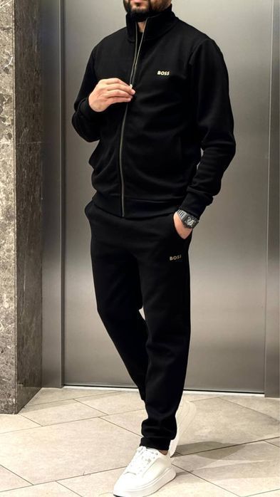 HUGO BOSS черный мужской спортивный костюм HUGO BOSS оригинал