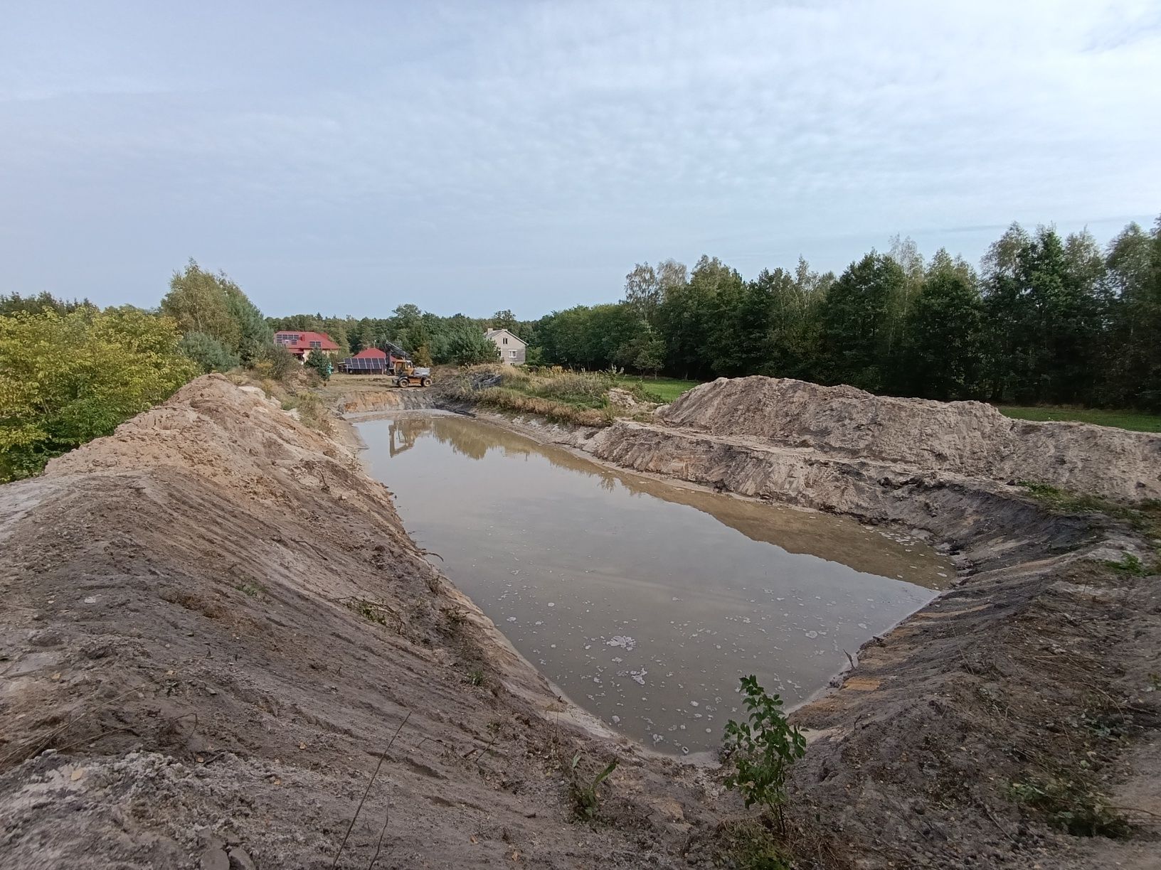 Kopanie stawów, pogłebianie, roboty ziemne