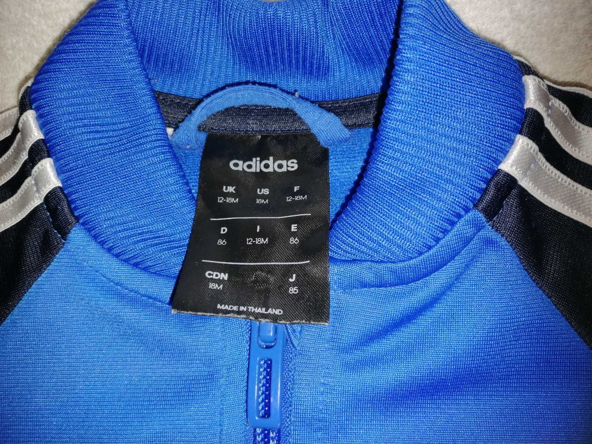 Adidas dresik 12-18m original spodnie i bluza
