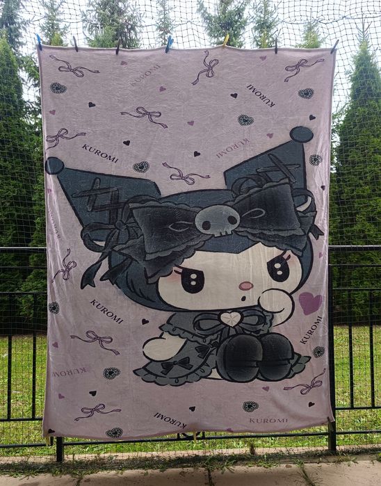 Koc flanelowy Kuromi