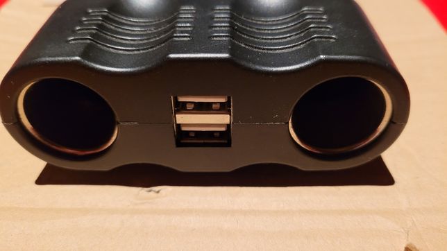 Rozgałęźnik rozdzielacz ładowarka USB 12V 24V gniazdo zapalniczki