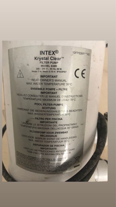 Bomba de filtro Intex
