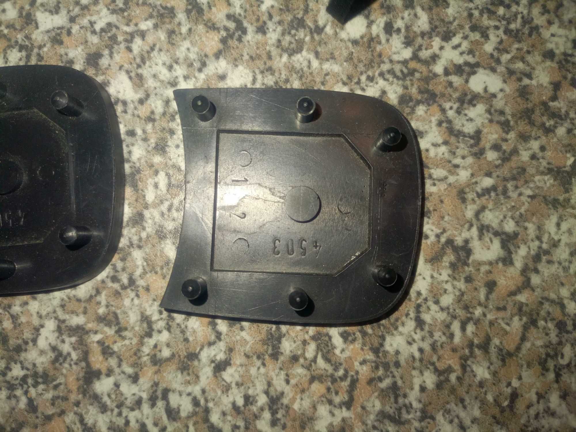 2x fleki/obcasy do butów 6,5cm x 7,5cm