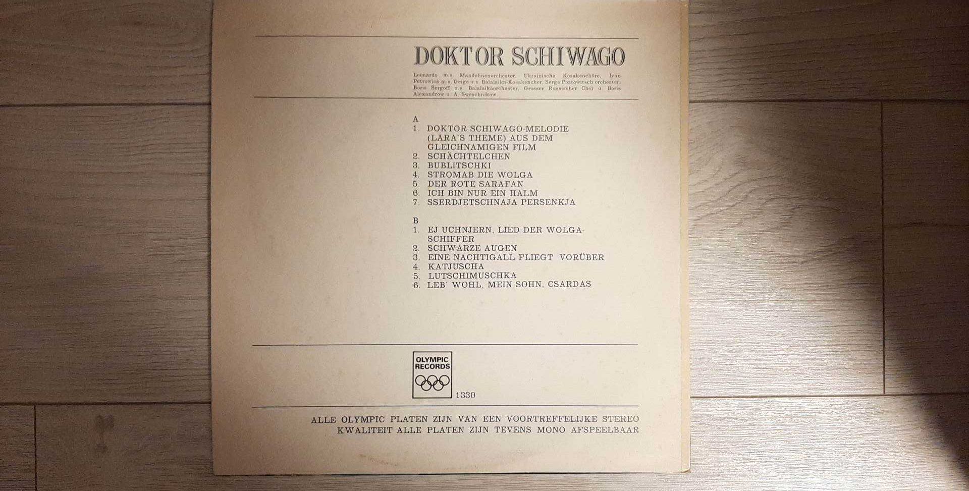 Doktor Schiwago- płyta winylowa