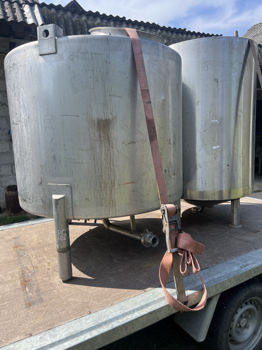 Sprzedam zbiorniki ze stali nierdzewnej 2 szt