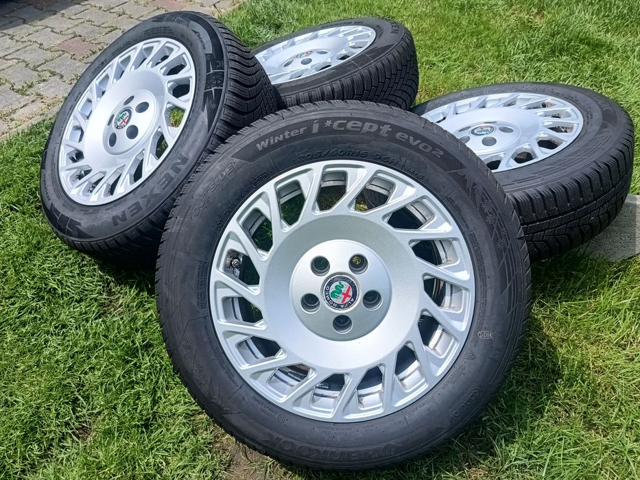 Felgi 16 opony zimowe Alfa Romeo 5x110 Giulia Gulietta 159 Brera