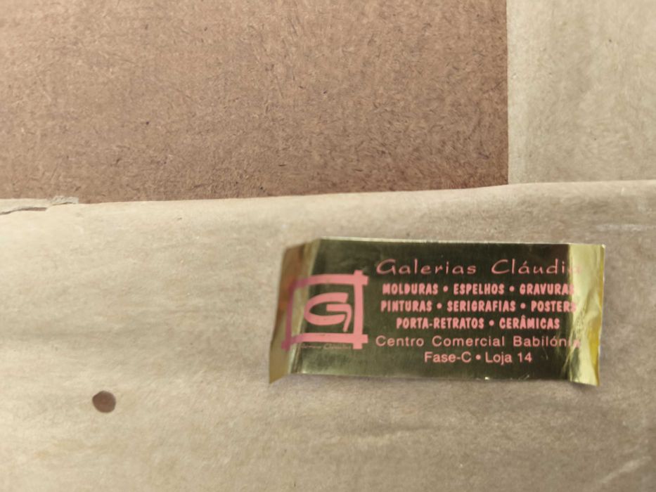 Quadro Moldura Ilustração Artística