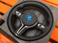 М руль с лепестками Nappa BMW F01 F06 F07 F10 F13 F15 F25 F30 F32 F34