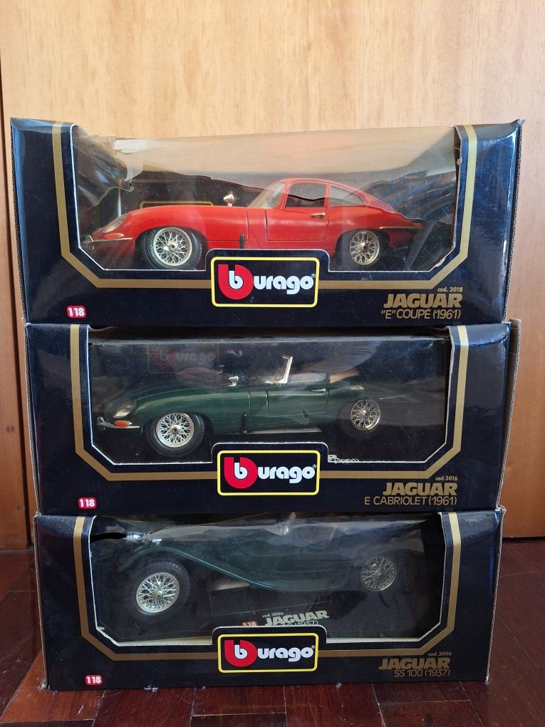 Jaguar burago 1/18 últimos para venda