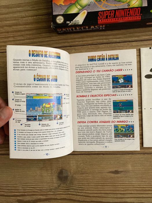 Battleclash SNES Super Nintendo PT PAL Como Novo