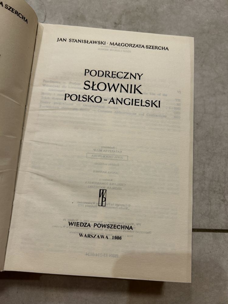 Podręczny słownik polsko angielski