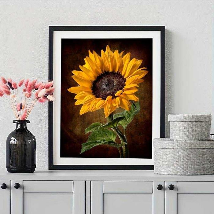 5D DIY Haft diamentowy Słonecznik