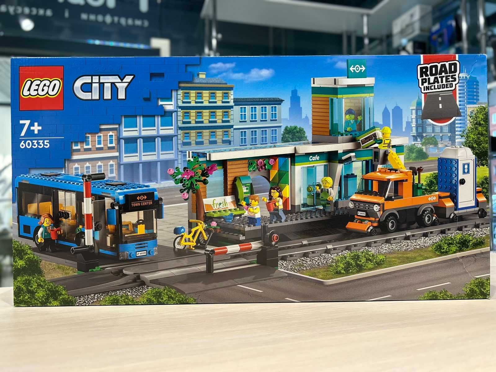 Конструктор LEGO City Trains Залізнична станція (60335) деталей ;907шт