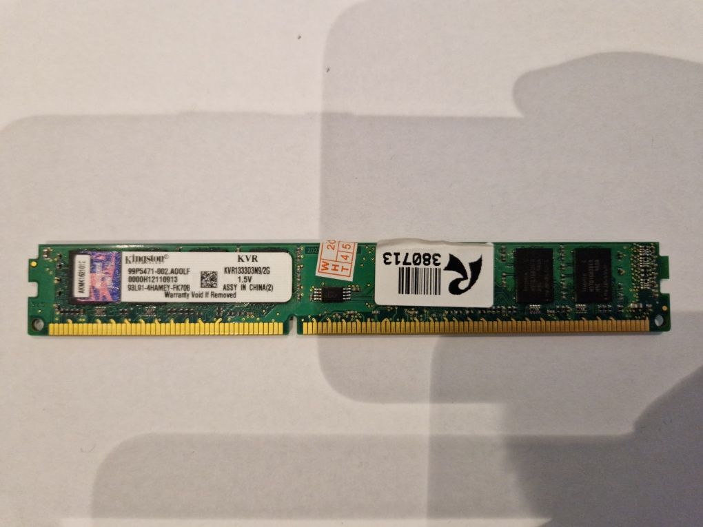 Оперативна пам'ять Kingston DDR3 2GB